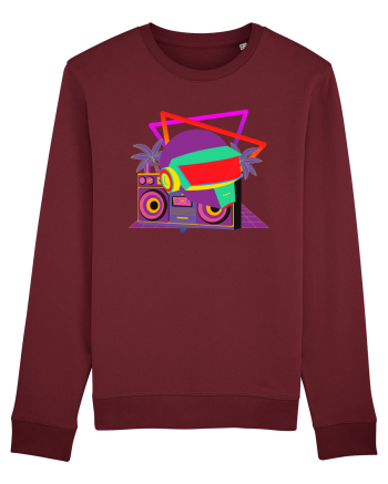 80'S Cyberpunk Dj Burgundy
