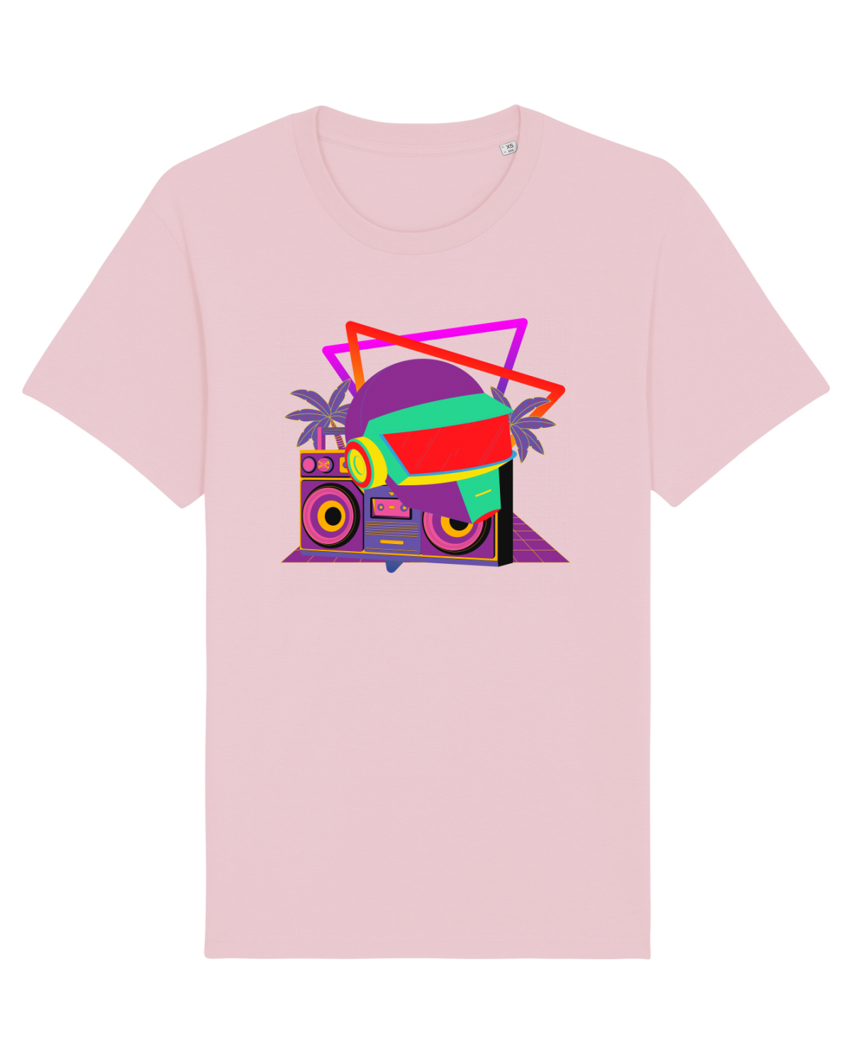 Tricou mânecă scurtă Unisex Rocker Cotton Pink