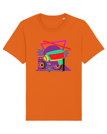 80'S Cyberpunk Dj Bright Orange