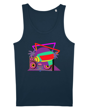 80'S Cyberpunk Dj Navy