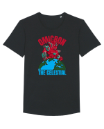 Omicron Covid Variant Tricou mânecă scurtă guler larg Bărbat Skater