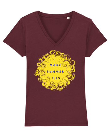Make summer fun Burgundy
