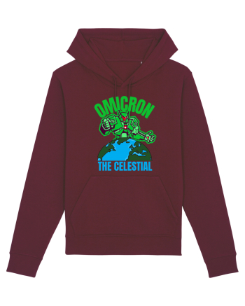Omicron Covid Variant Burgundy