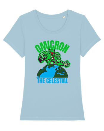 Omicron Covid Variant Sky Blue