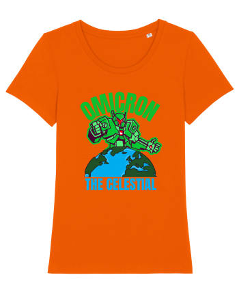 Omicron Covid Variant Bright Orange