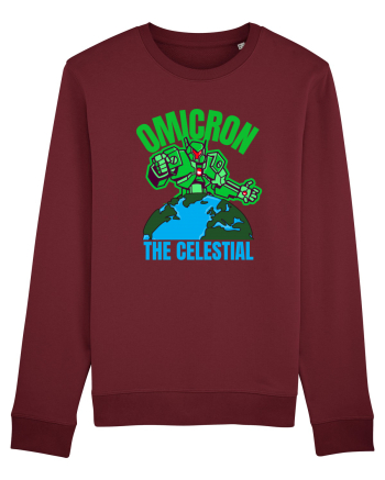 Omicron Covid Variant Burgundy