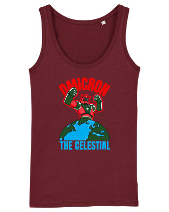 Omicron Covid Variant Burgundy