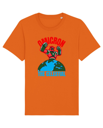 Omicron Covid Variant Bright Orange