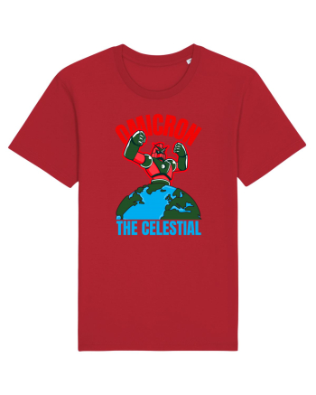 Omicron Covid Variant Red