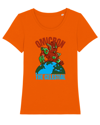 Omicron Covid Variant Bright Orange