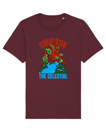 Omicron Covid Variant Burgundy