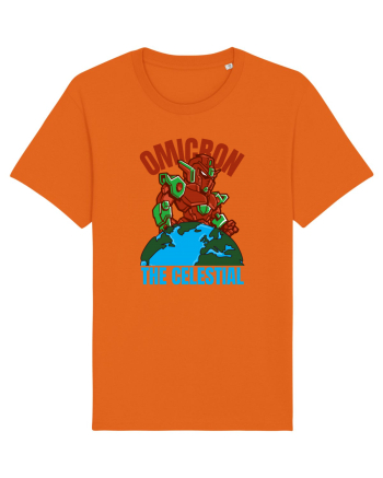 Omicron Covid Variant Bright Orange