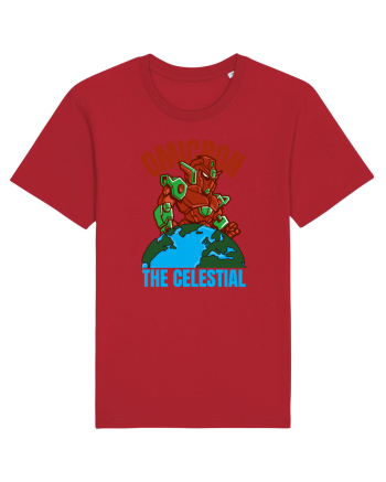 Omicron Covid Variant Red