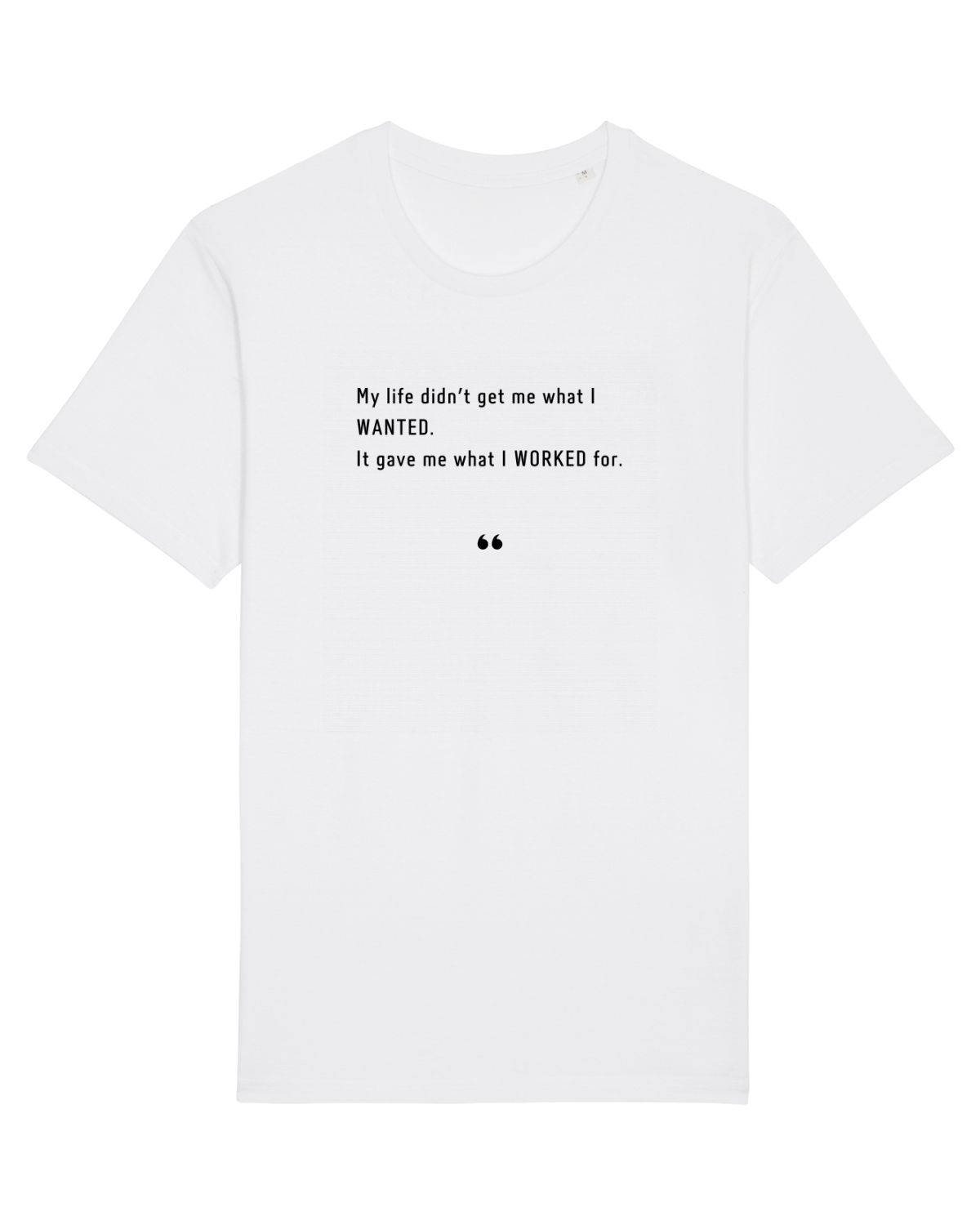 Tricou mânecă scurtă Unisex Rocker White