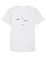 Wanted Worked Tricou mânecă scurtă guler larg Bărbat Skater