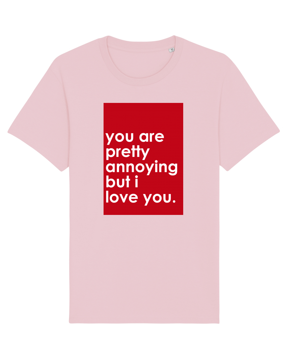 Tricou mânecă scurtă Unisex Rocker Cotton Pink