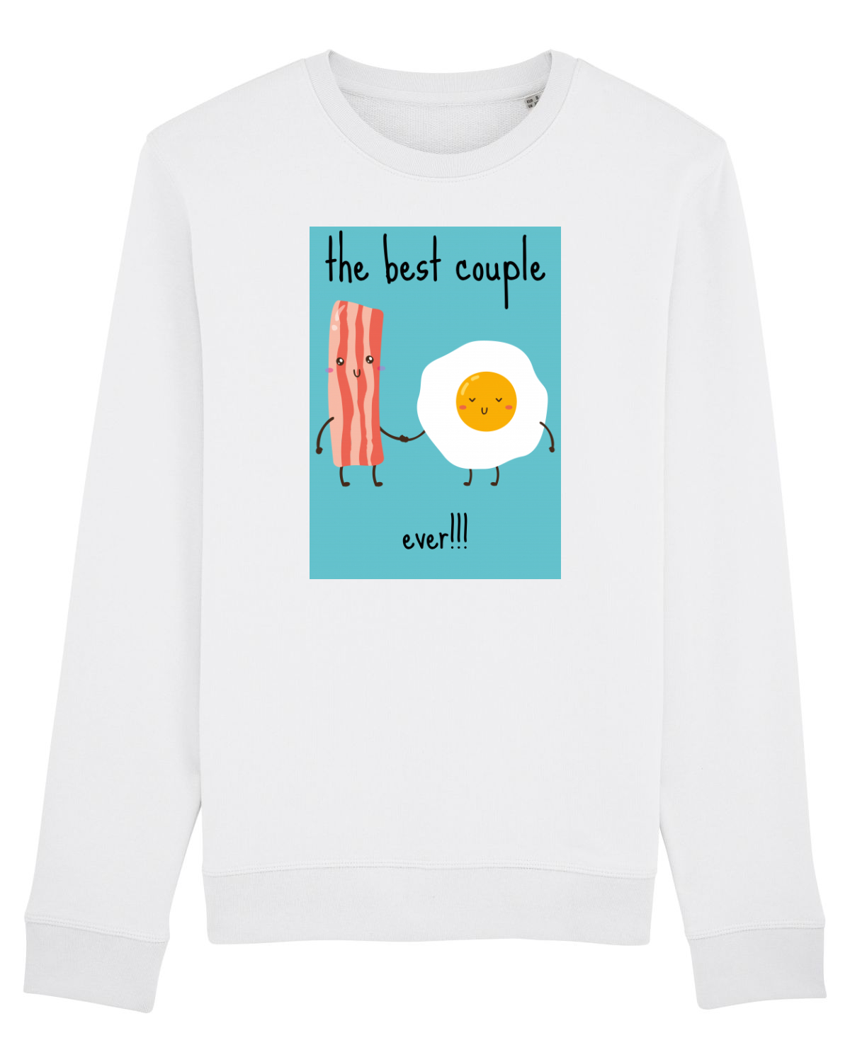 Bluză mânecă lungă Unisex Rise White