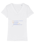 I code Tricou mânecă scurtă guler V Damă Evoker