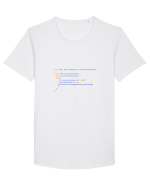 I code Tricou mânecă scurtă guler larg Bărbat Skater