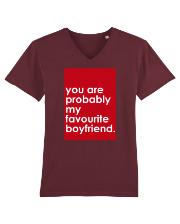 You Are Probably My Favourite Boyfriend  Burgundy