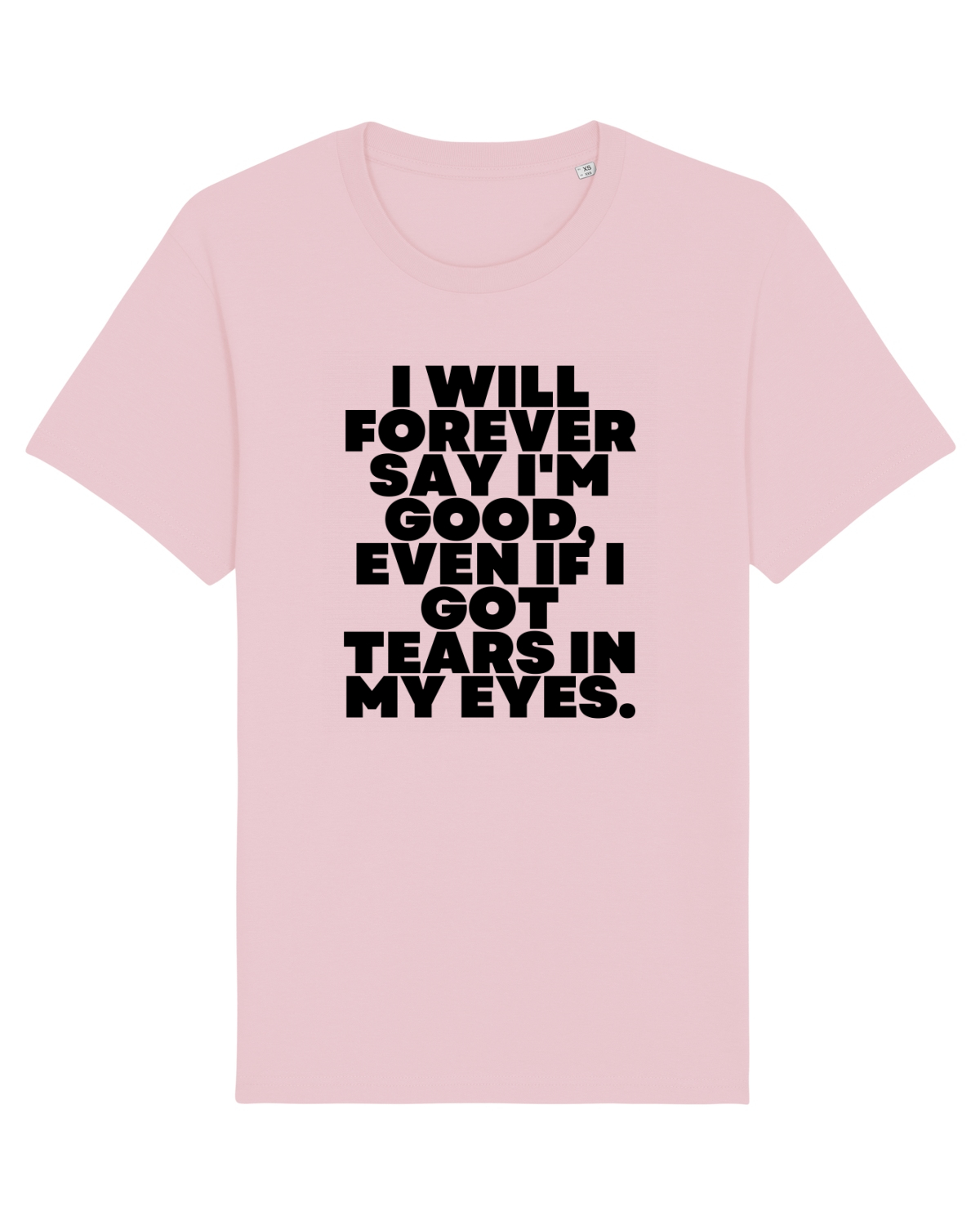 Tricou mânecă scurtă Unisex Rocker Cotton Pink