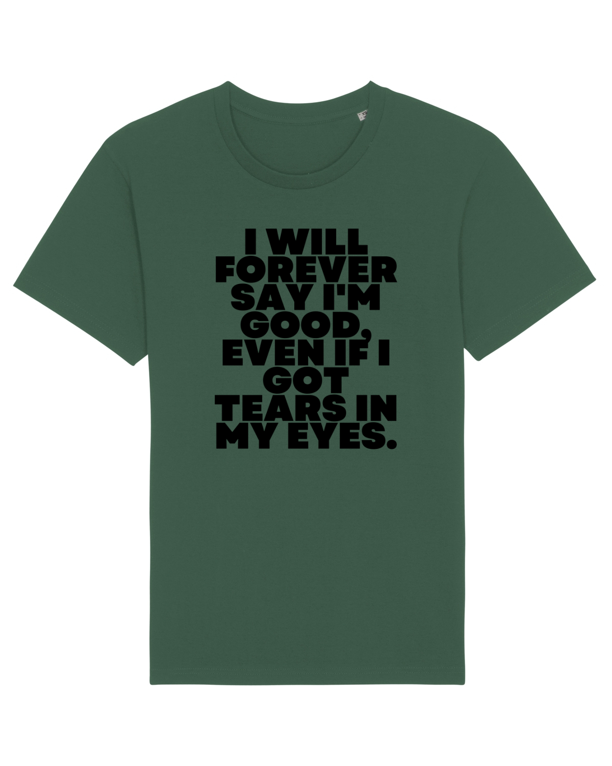 Tricou mânecă scurtă Unisex Rocker Bottle Green