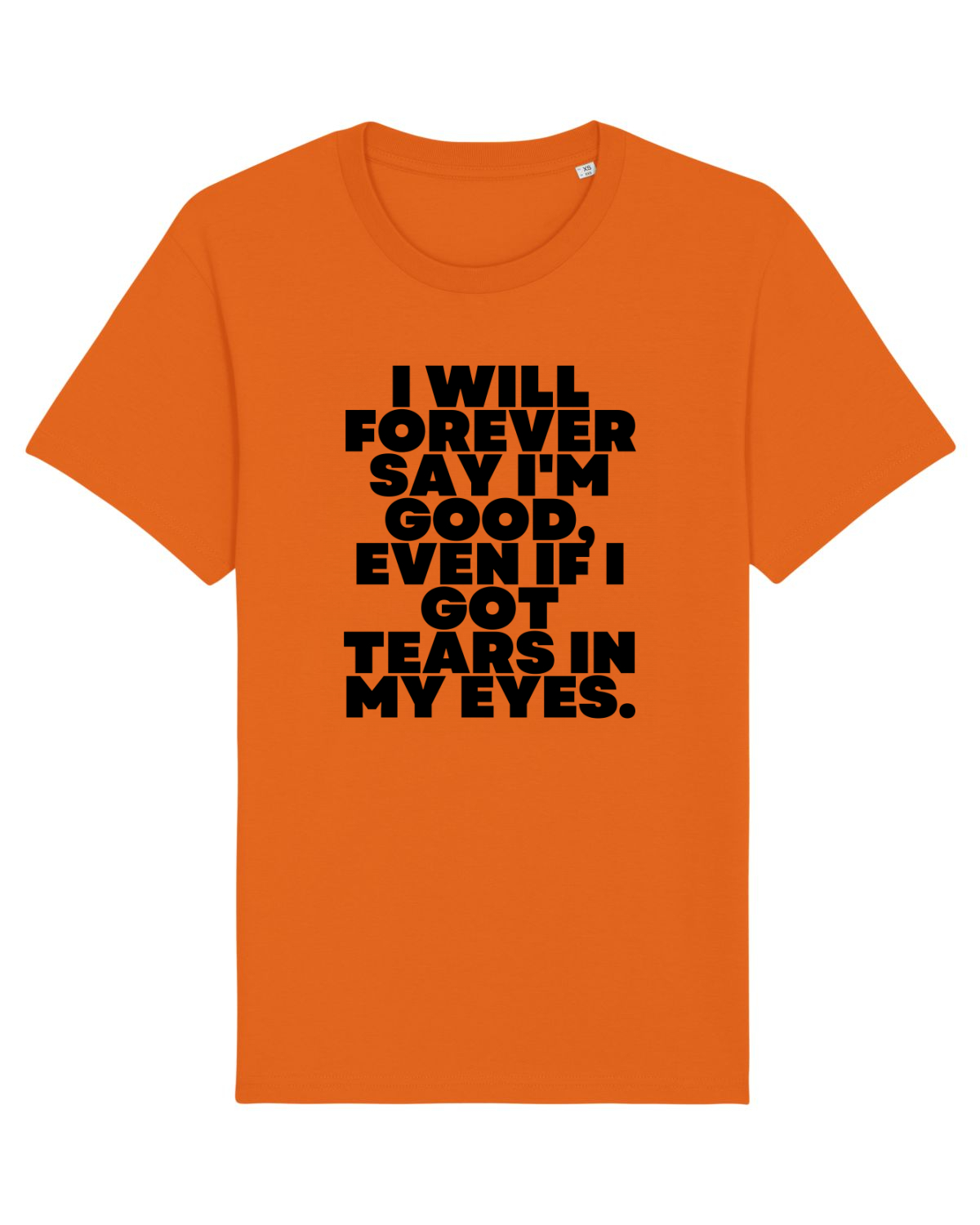 Tricou mânecă scurtă Unisex Rocker Bright Orange