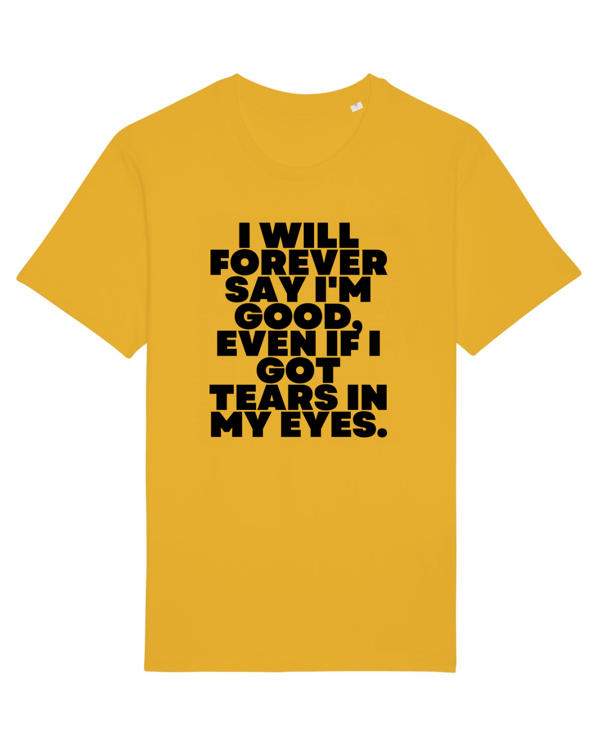 Tricou mânecă scurtă Unisex Rocker Spectra Yellow