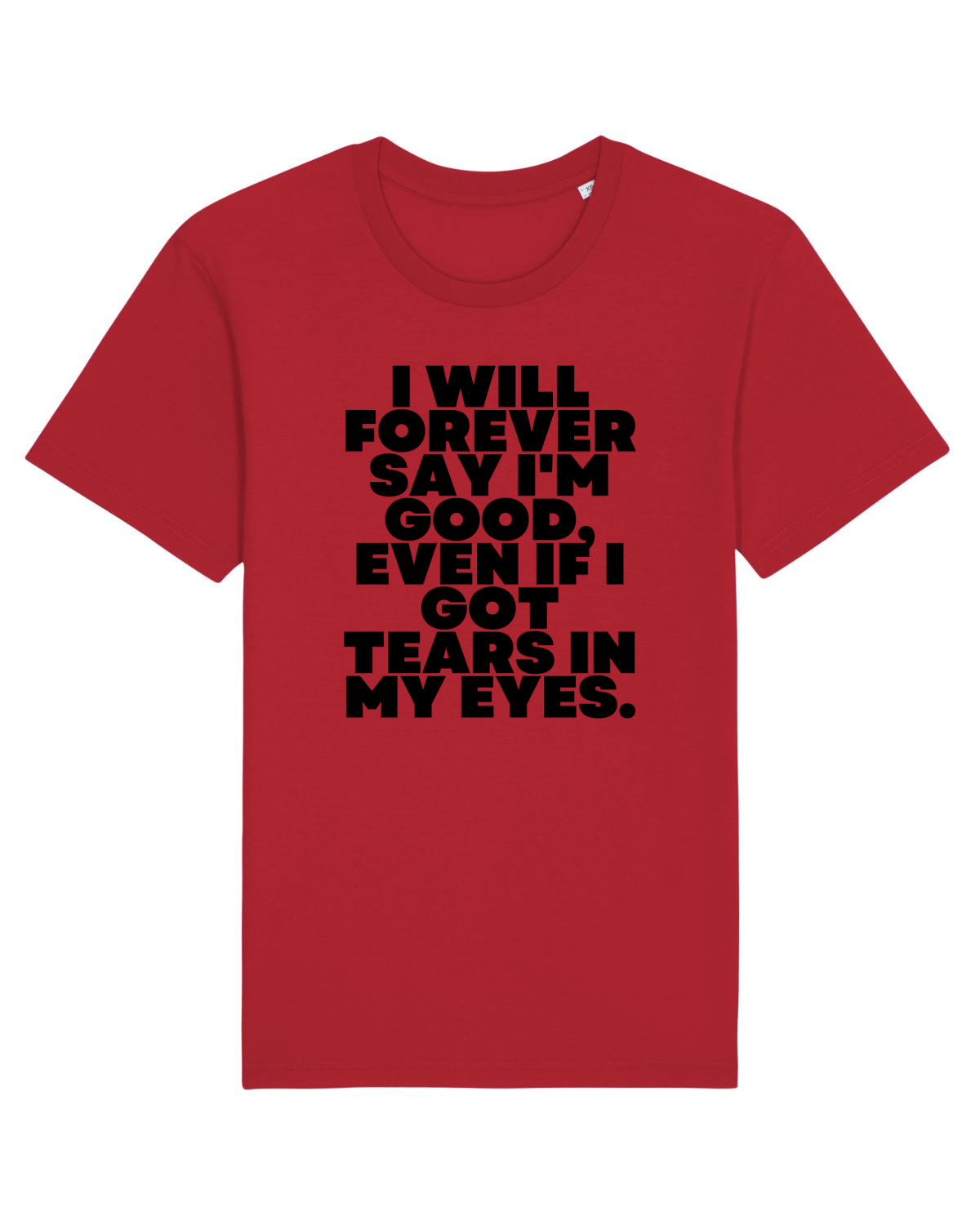 Tricou mânecă scurtă Unisex Rocker Red