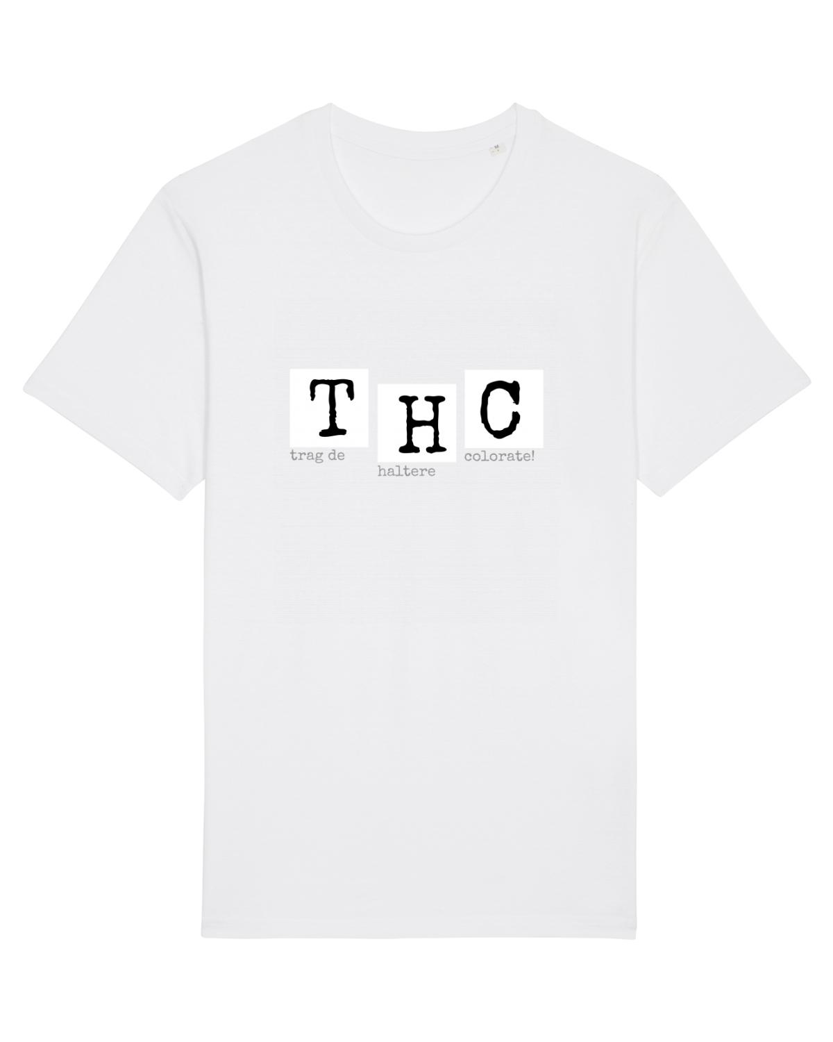 Tricou mânecă scurtă Unisex Rocker White