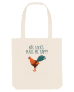 Big Cocks Make Me Happy Sacoșă textilă