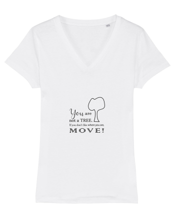 Move on, be happy! White