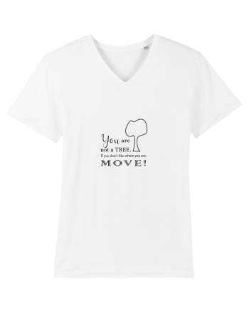 Move on, be happy! White