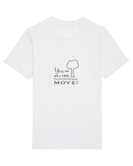 Move on, be happy! Tricou mânecă scurtă Unisex Rocker