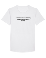 Just because I don't react, doesn't mean I don't notice. Tricou mânecă scurtă guler larg Bărbat Skater