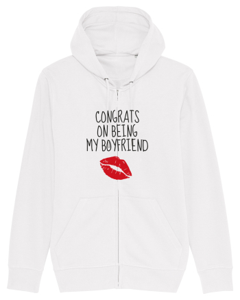 Congrats On Being My Boyfriend White