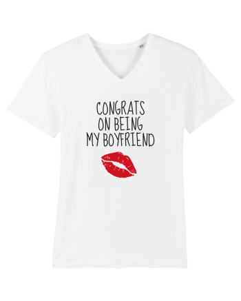 Congrats On Being My Boyfriend White