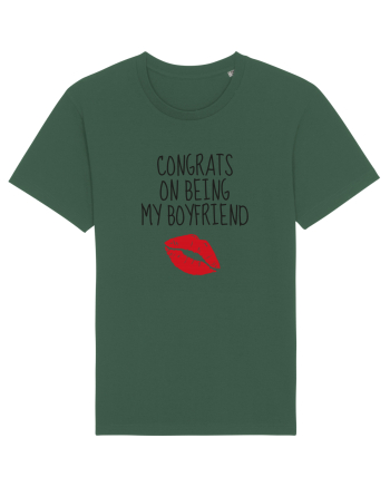 Congrats On Being My Boyfriend Bottle Green