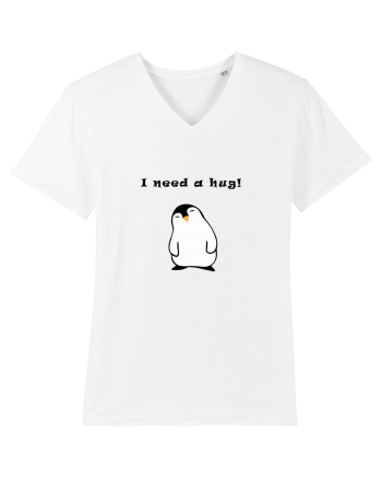 I need a hug White