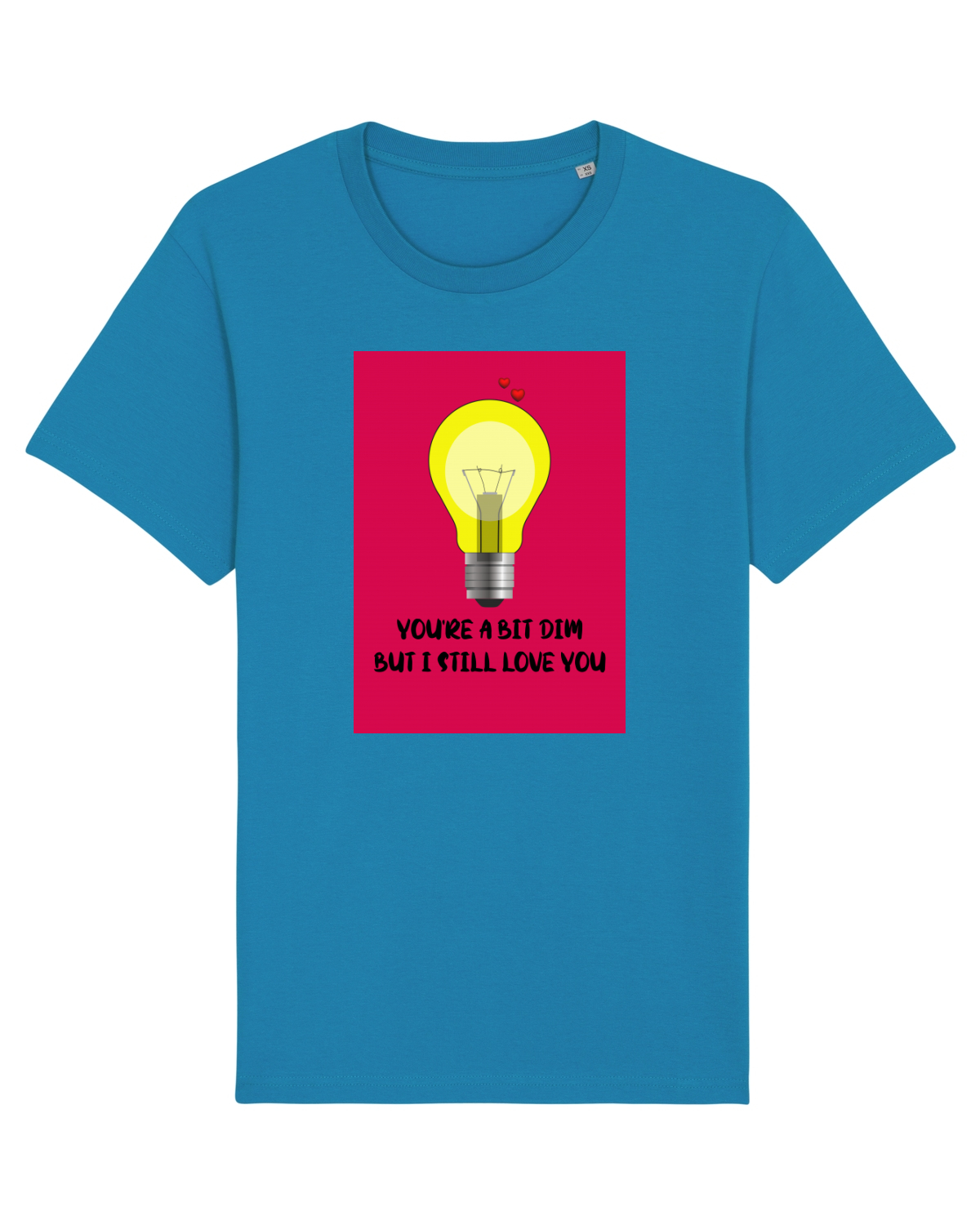 Tricou mânecă scurtă Unisex Rocker Azur