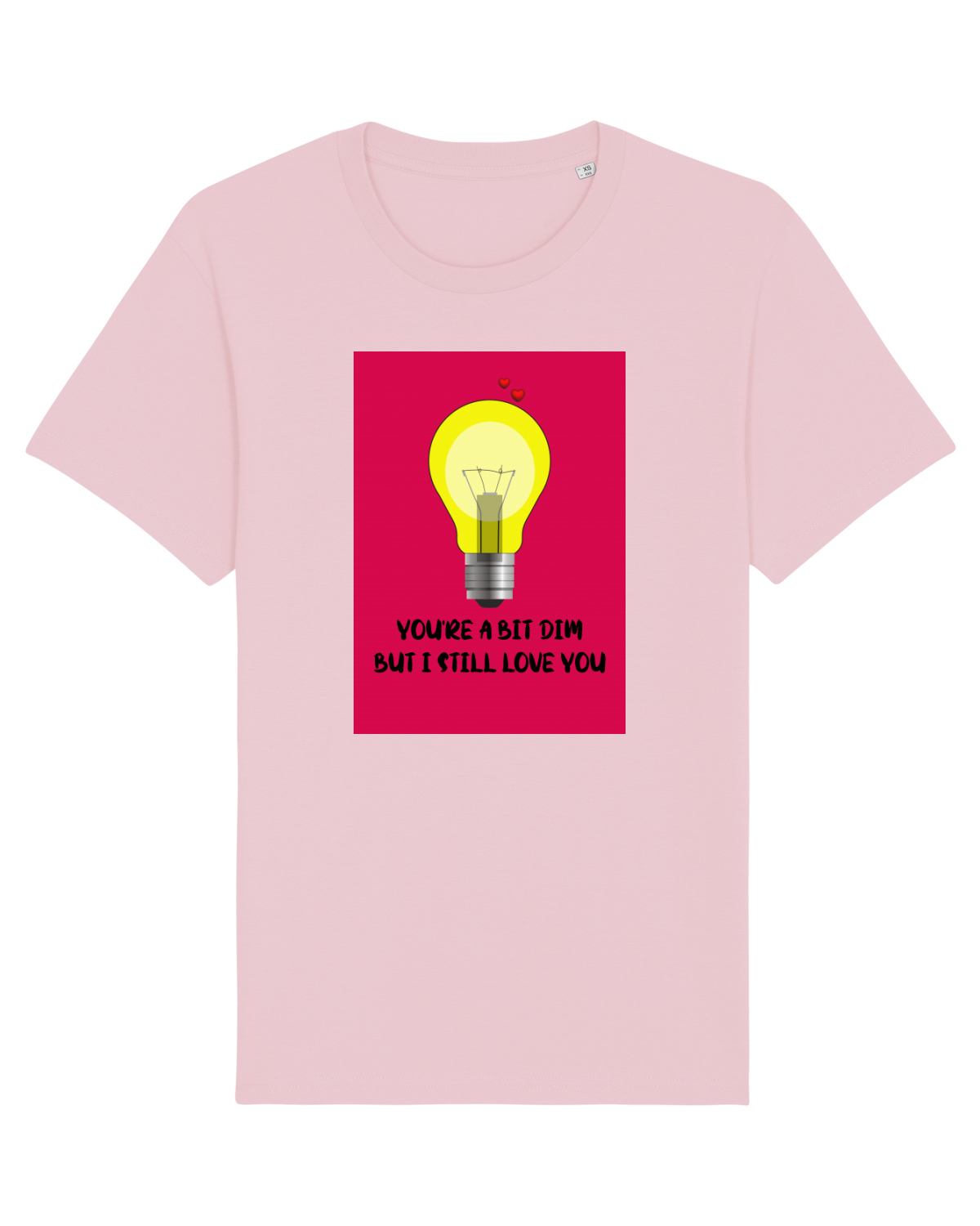 Tricou mânecă scurtă Unisex Rocker Cotton Pink