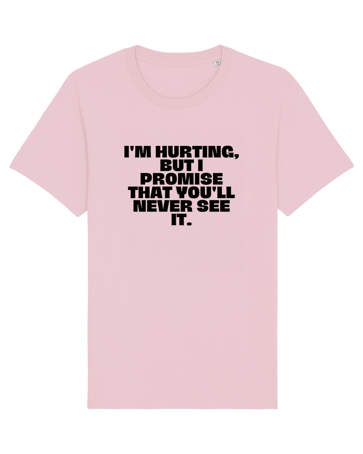 Tricou mânecă scurtă Unisex Rocker Cotton Pink