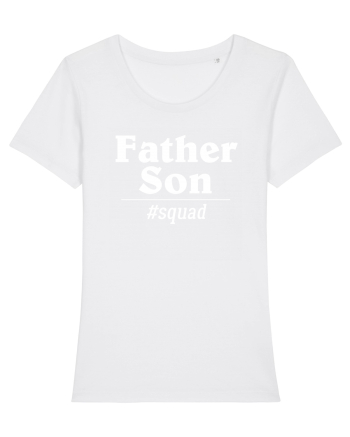 Father and Son Squad White