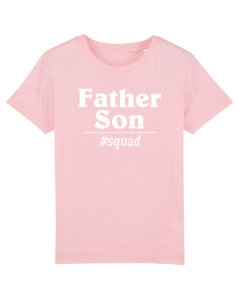 Father and Son Squad Cotton Pink