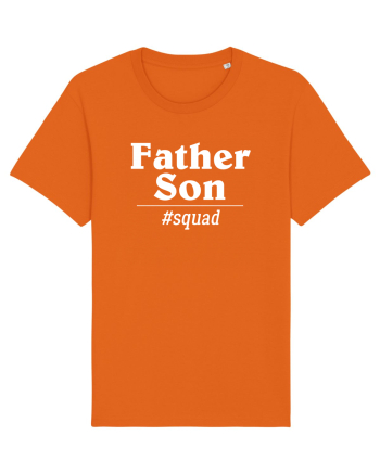 Father and Son Squad Bright Orange
