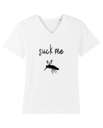 Suck me Tricou mânecă scurtă guler V Bărbat Presenter