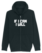 If I can I will Hanorac cu fermoar Unisex Connector