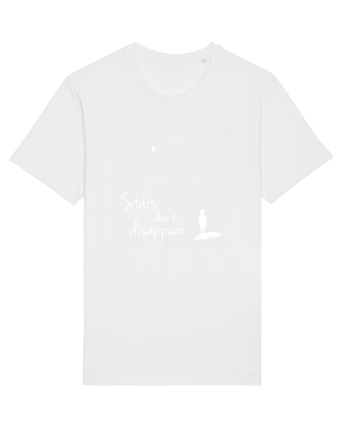 Tricou mânecă scurtă Unisex Rocker White