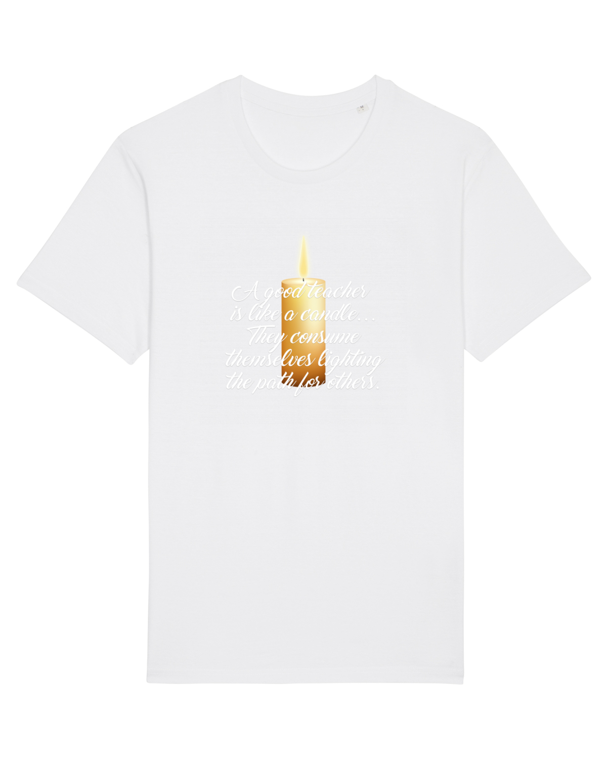 Tricou mânecă scurtă Unisex Rocker White