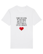 Thanks For Loving Me Tricou mânecă scurtă Unisex Rocker